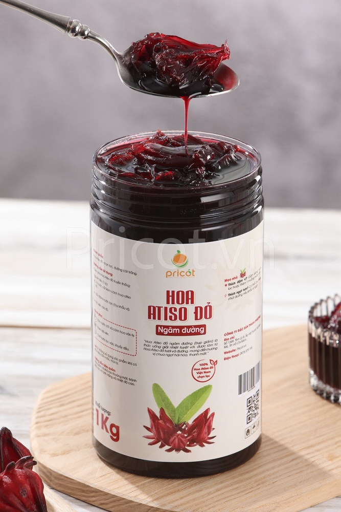Hoa Atiso Đỏ Ngâm Đường
