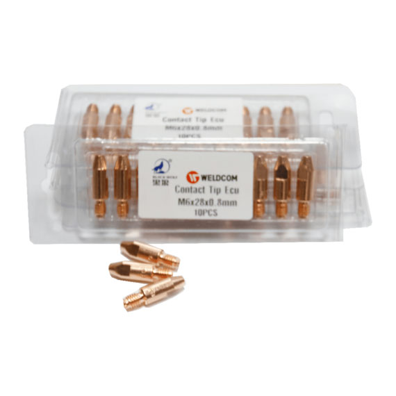 Bép hàn CO2 M6x28x1.0 E-Cu Black wolf P02D-032853