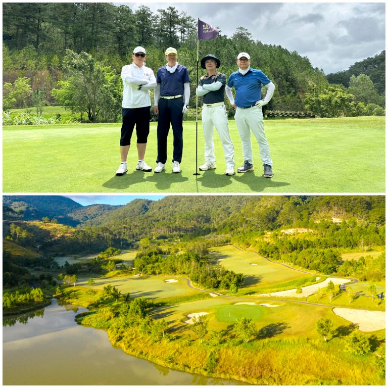 Chỉ với 10 phút di chuyển bằng xe điện, khách lưu trú sẽ được thỏa thích chơi golf tại sân golf 18 lỗ đạt tiêu chuẩn quốc tế. (Nguồn: Internet)