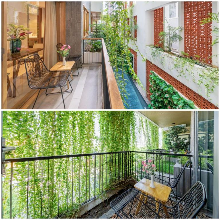 Tại đây, du khách sẽ được trải nghiệm ban công "xanh" đúng nghĩa. (Nguồn: Internet)