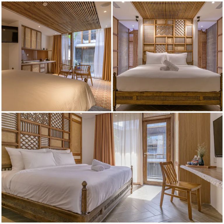 Các phòng nghỉ tại home đều mang phong cách tối giản với bảng màu trung tính, mang đến sự thư thái và yên bình. (Nguồn: Internet)