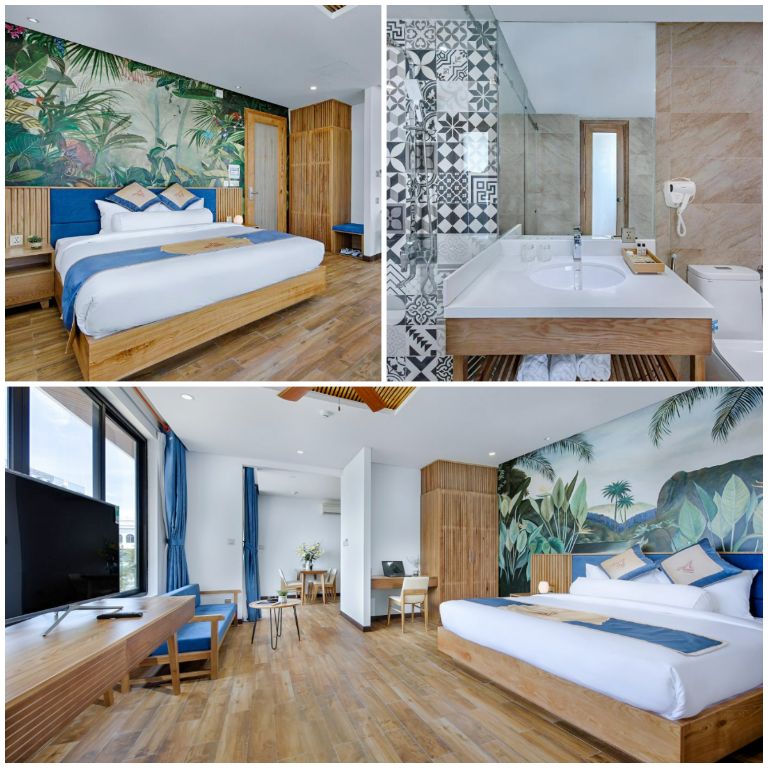 Phòng ngủ rộng thoáng với cửa sổ lớn giúp tận dụng tối đa nguồn sáng tự nhiên vào phòng. (Nguồn: Internet)