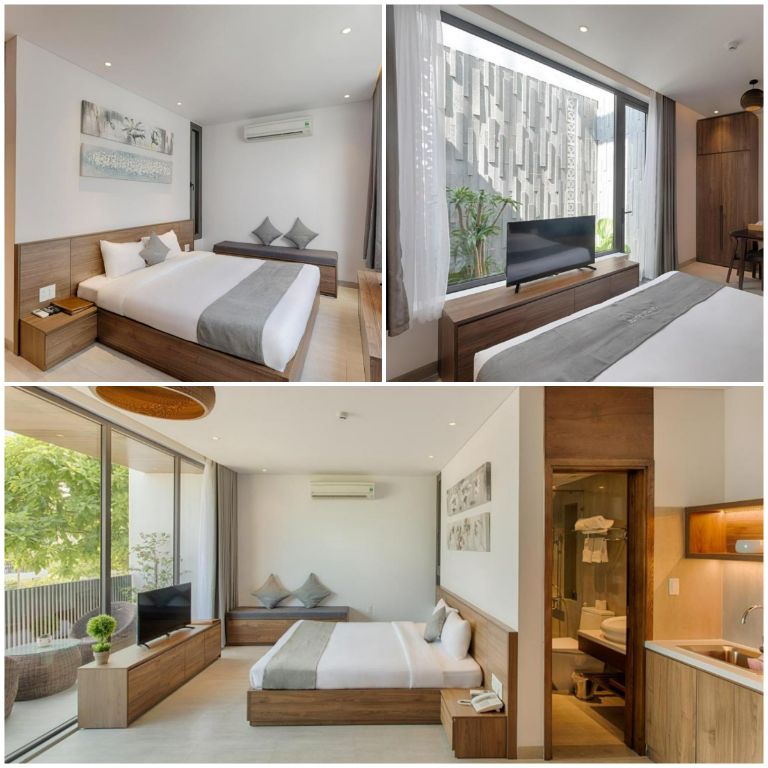 Không gian phòng ngủ rộng thoáng và cực kì sáng sủa. (Nguồn: Internet)