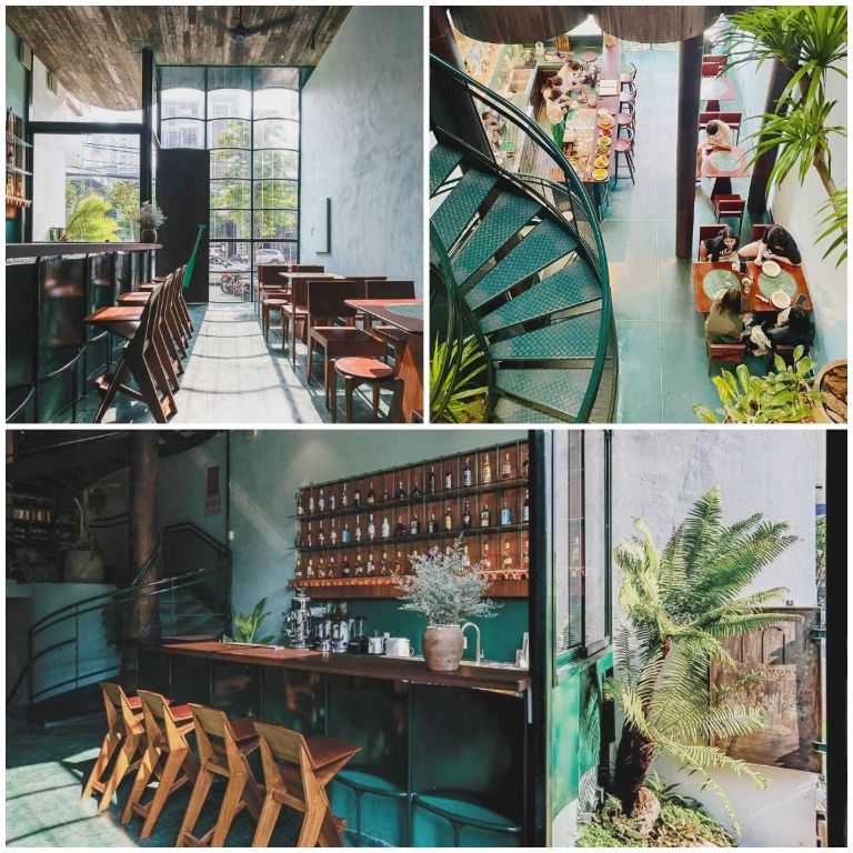 Khu vực nhà hàng và quán bar được thiết kế sang chảnh và độc đáo. (Nguồn: Internet)