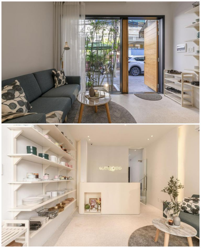 Sảnh chờ mang phong cách đối lập hẳn với phong cách thiết kế bên ngoài. (Nguồn: Internet)