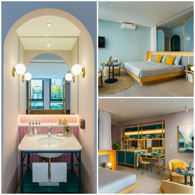 Phòng sử dụng nội thất cao cấp với các đường cong tinh tế, mang đến tổng thể hài hòa và đẹp mắt. (Nguồn: Internet)