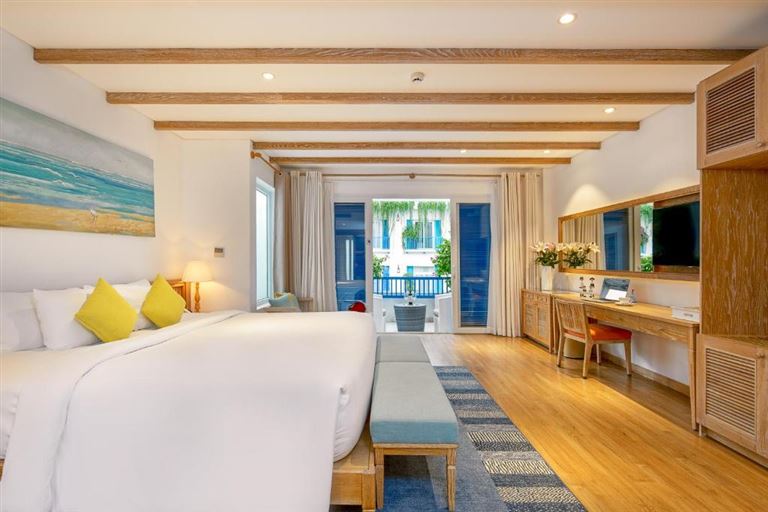 Duplex Residence là hạng phòng có diện tích lớn và được thiết kế độc đáo nhất tại resort 4 sao Risemount Resort Đà Nẵng. 