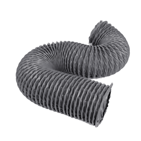 Ống Gió Mềm Vải Simili Xám Phi 100